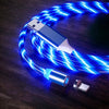 Cable de carga USB magnético 3 en 1 brillante LED - ezmartshop.online